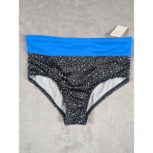 Nike Swim Girls Swim Bottoms Youth Size Small Galaxy Black Dots Summer Resort